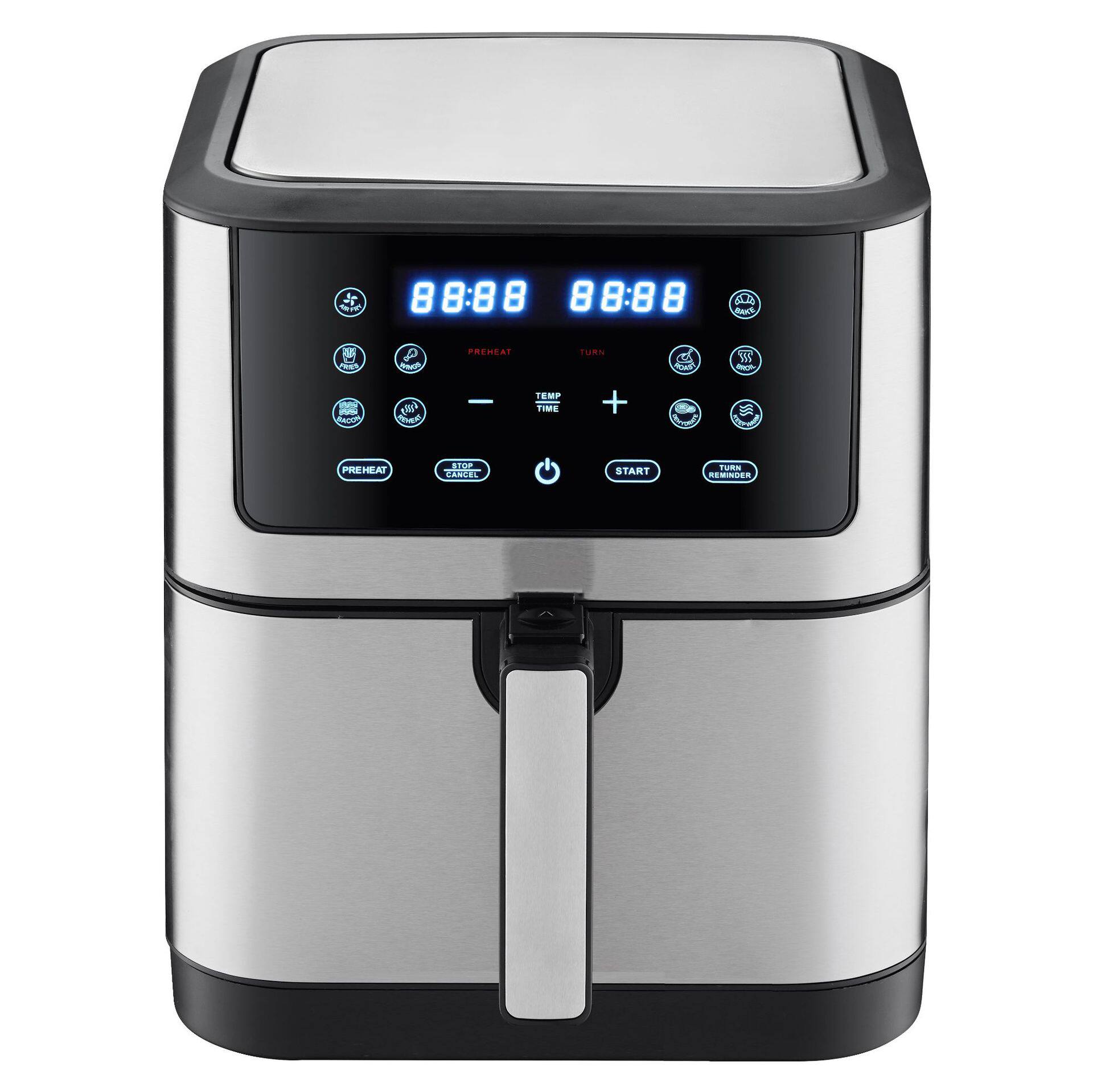 air fryer不锈钢可视空气炸锅电脑款智能家用12L大容量薯条机