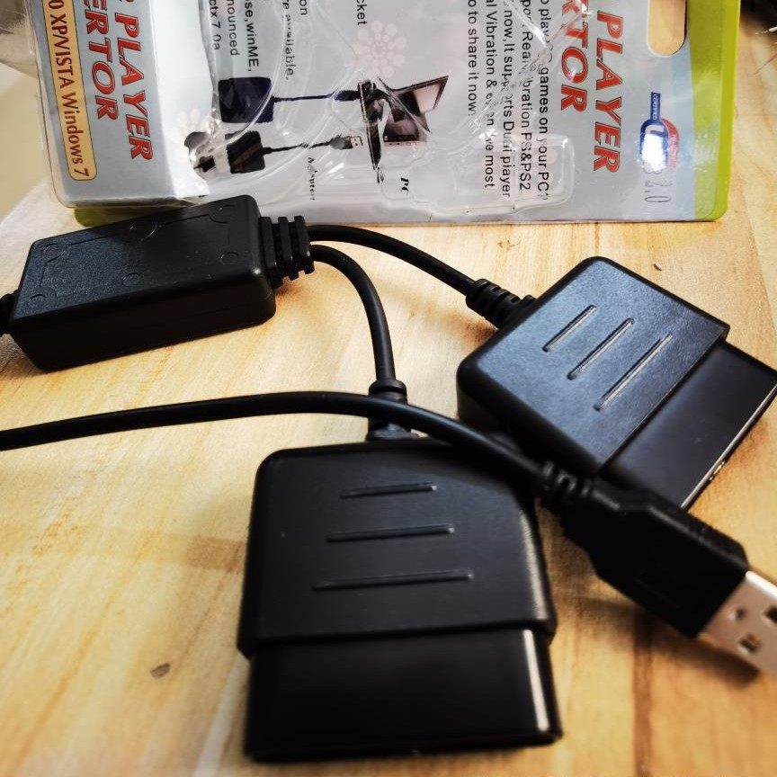 Factory Ps2 Handle to Pc Ps3 Conversion Line Ps2 to Ps3 Adapter USB Interface Ic Version
