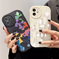 Trendy Brand Protective Case Suitable for Apple 17 Phone Case iPhone 12 Pro Max Trendy Brand 15 Leather-Painted 18 Foreign Trade