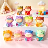 Светящаяся счастливая кошка Лиз DIY ювелирные изделия милая подарочная коробка из смолы маленькие украшения брелок кулон tide play