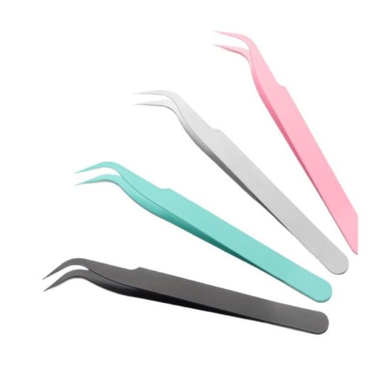 Source manufacturers false eyelash tweezers grafting eyelash curler stainless steel dolphin golden feather clip false eyelash special clip