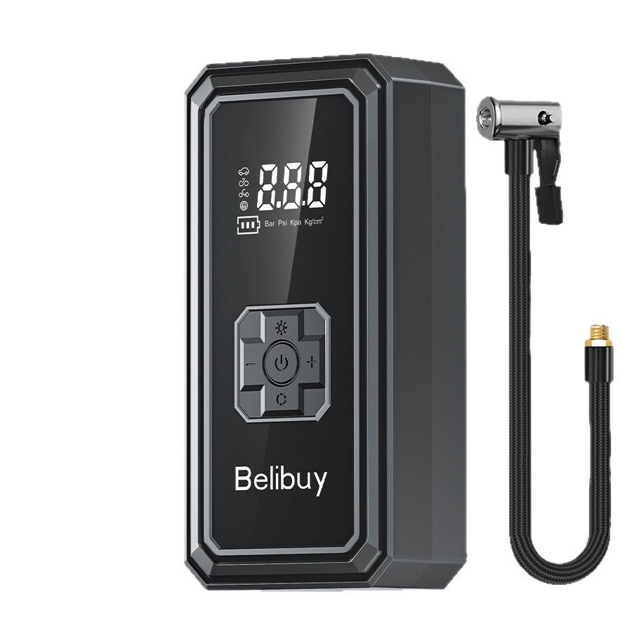 Car Air Pump Small Car Air Pump Electric Portable with Lighting Digital Display Inflatable Pump Electric Air Pump