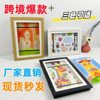 Customized Magnetic Flip Photo Frame Kidsartframe Oil Painting Storage A4 Children's Art Frame Decorative Wholesale Frame