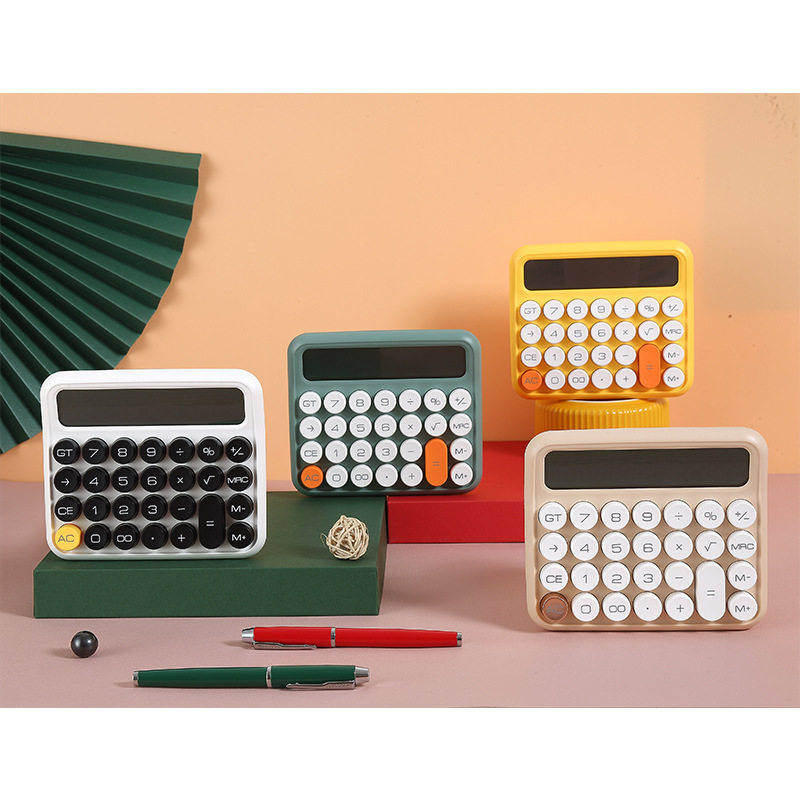 Zunneng เครื่องคิดเลข JN-800 เงียบ อุปกรณ์สำนักงานเชิงพาณิชย...