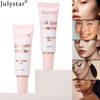 Julystar Facial Concealer Explosive High-gloss Pearlescent Foundation Liquid Natural Lasting Brightening Moisturizing Foundation Wholesale