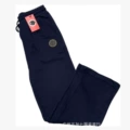 Navy blue pants with black label