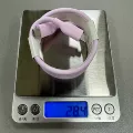 【v006】double c silicone data cable purple