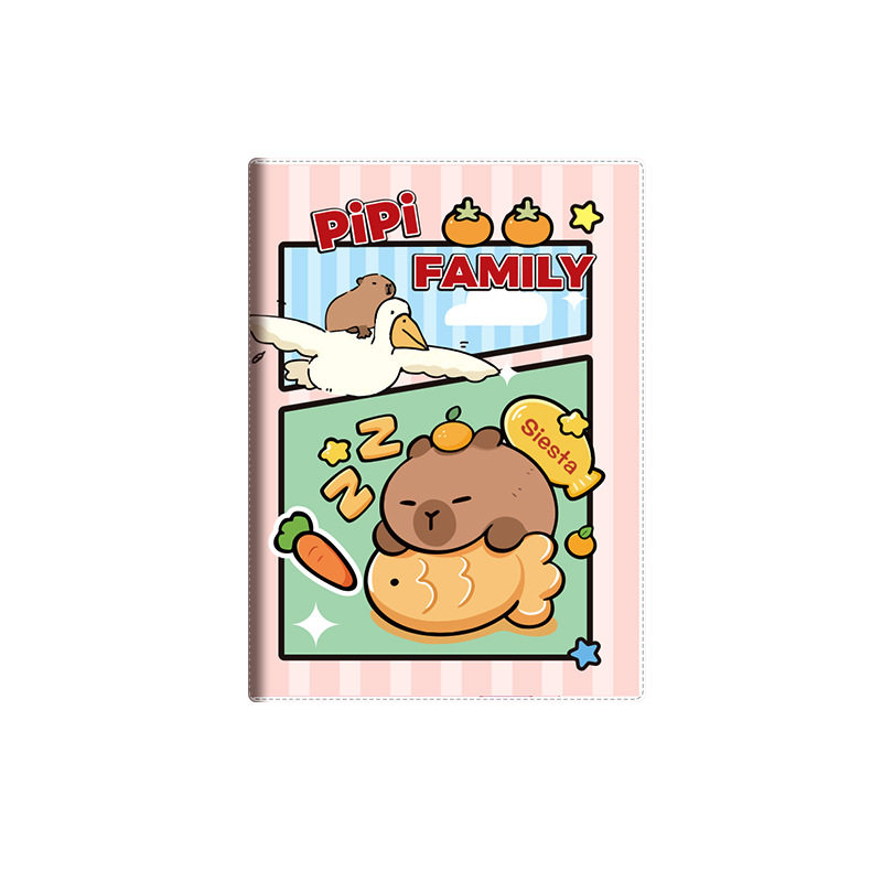 A7 Plastic Cover Mini Notebook as a Student Reward Gift, Portable Pocket Notebook, Cartoon Notepad
