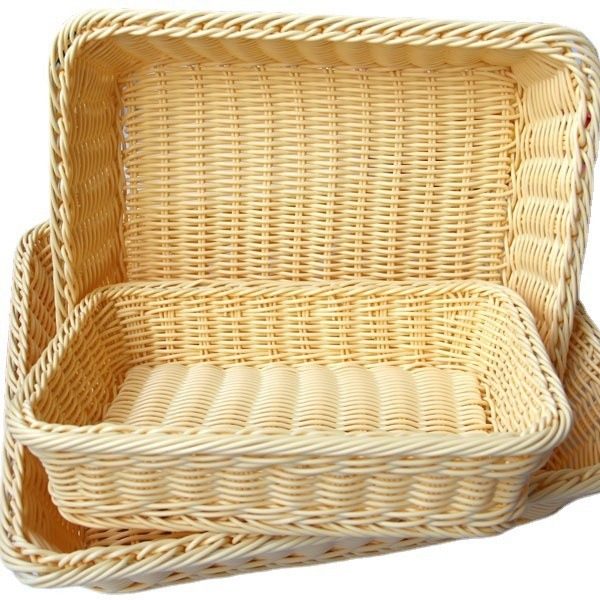 A1673 Bread Basket, Bread Tray, Food Basket, Fruit Basket, Dried Fruit Tray, Rattan Storage Basket, Storage Basket, Fruit and Vegetable Basket
