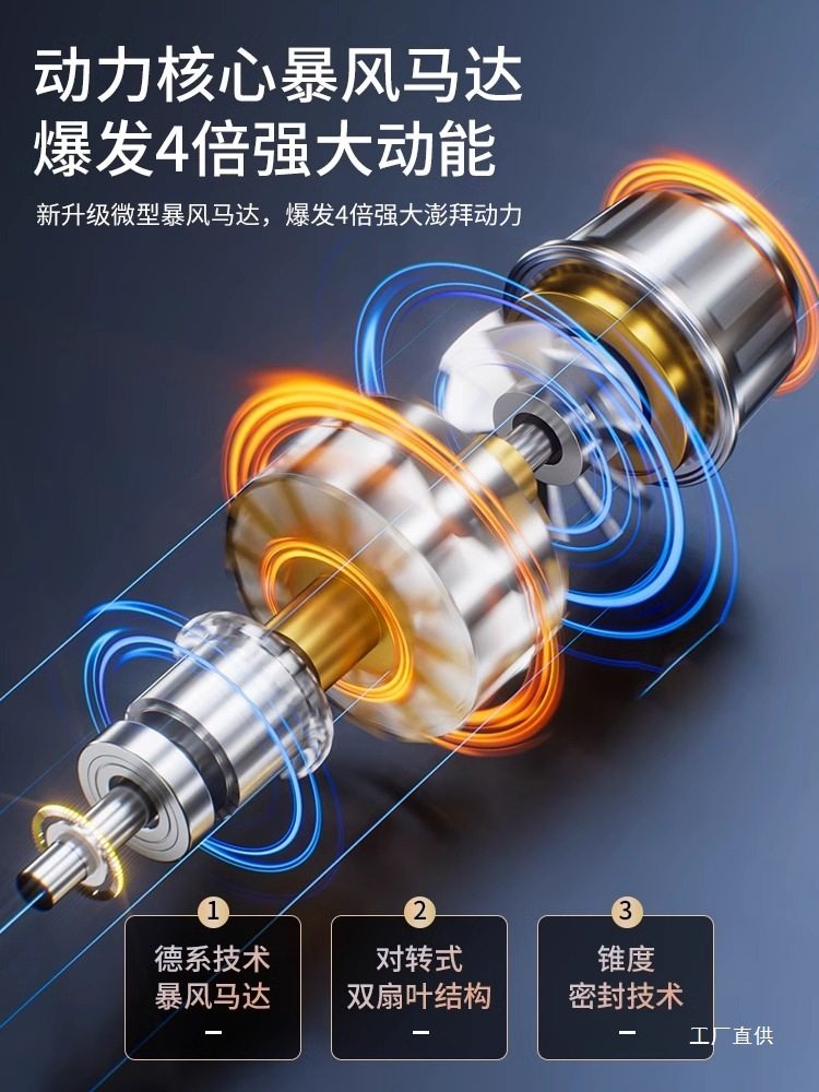 Car Vacuum Cleaner for Car and Home Use, Large Suction Power, Wireless Handheld, Small Mini Vacuum Cleaner for Car and Bed, K2971