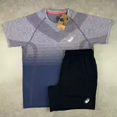 2026 New Sports Suit Men's Quick-Drying Loose Running Clothes Fitness Clothes Short-Sleeved T-Shirt Men's Casual Sportswear