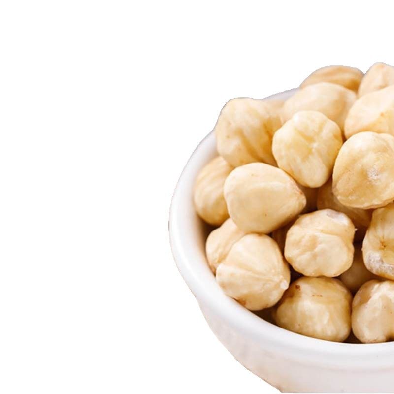 Hazelnuts from Northeast China, Fresh Raw Licheng Hazelnut Kernels, Roasted Nuts, Large Kernels