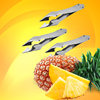 Stainless steel pineapple clip pineapple knife household fruit pineapple seed removing tweezers pineapple eye digging device