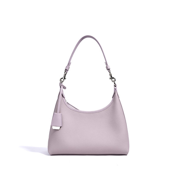 Túi Đeo Vai/Đeo Chéo Nữ Da Thật Thiết Kế Tối Giản Màu Tím Lavender, Xám Taupe, Xanh Navy...