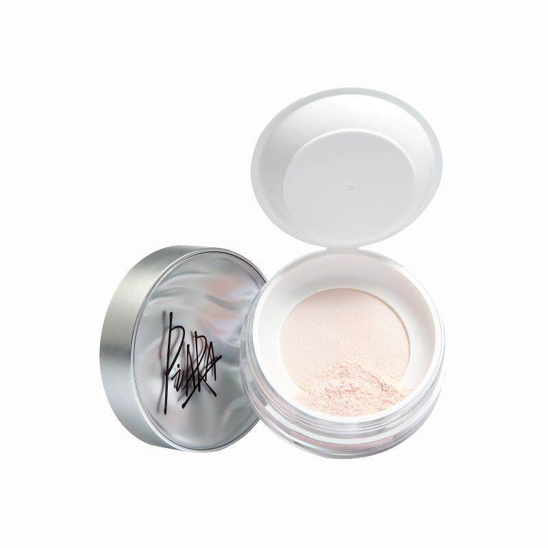 Piara Loose Powder for Setting Makeup, Translucent and Long-Lasting, Nude Color, Suitable for Dry Skin, with a Pearlescent Finish and Includes a Powder Puff