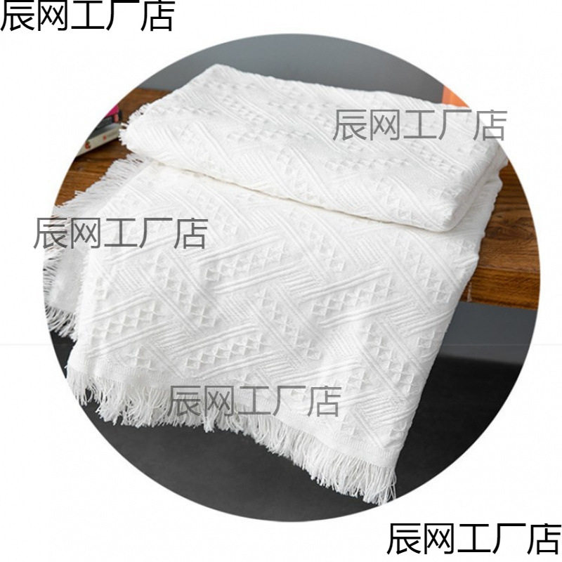 Sofa Towel Cover American Pastoral Full Cover French Sofa Cushion Cover Blanket Cotton Universal for All Seasons