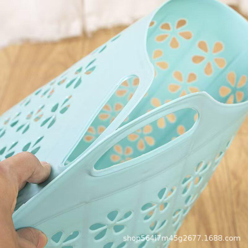 Source manufacturers produce anti-fall dirty clothes basket factory direct printable logo storage basket