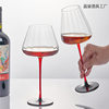 European High-End Red-Footed Glass Red Wine Glass High-End Set Household Goblet Wine Glass Factory Direct Sale