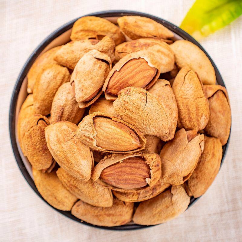Wholesale Almond Milk Flavored Thin-Shelled Hand-Peeled Ripe Almonds with Shells and Salt-Baked Flavored Almonds