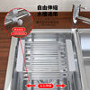Extendable Kitchen Drain Basket Stainless Steel Drain Rack Sink Dish Rack Dish Cloth Bowl Storage Rack Basin Rack