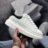 Белые туфли McQueen для мужчин и женщин с одинаковой толстой подошвой, спортивная обувь для пар, повседневная обувь, дышащая универсальная обувь для мужчин
