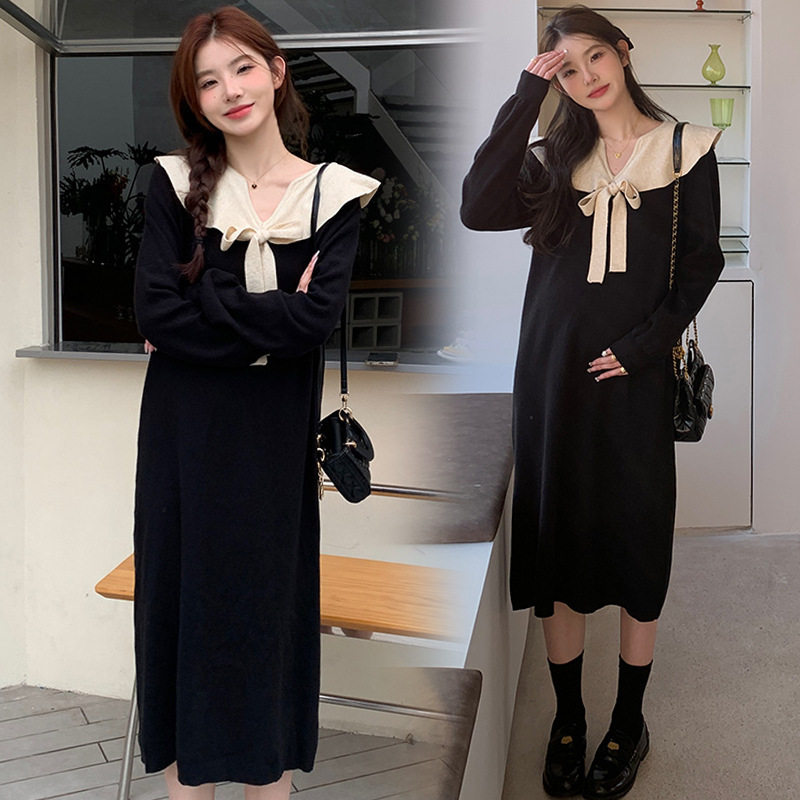 Maternity's Autumn plus size Dress New dress suit Women's Fashionable Fashion Autumn plus size Dress