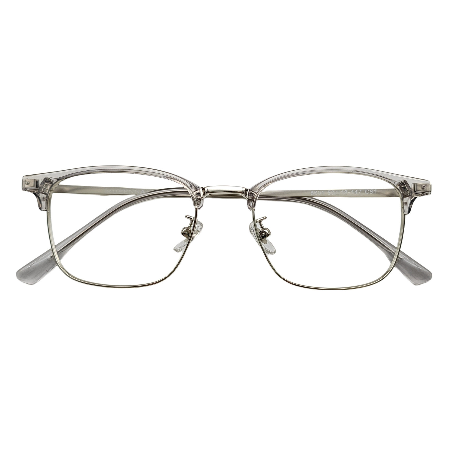 8601 Eyebrow Frame 50 Frame Wooden Glasses Frame Duqiao Myopia Glasses Frame Metal Frame Small Face Oval Frame