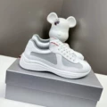 Style 24 white cow gray mesh