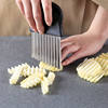 Spike knife potato knife cutting potato wave knife cutting flower knife pattern household corrugated slicer wholesale