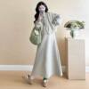 Maternity Wear Autumn Wear 2025 New Fashionable Sweatshirt Jacket Vest Skirt Two-Piece Suit Autumn and Winter Suit
