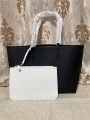 Black with white