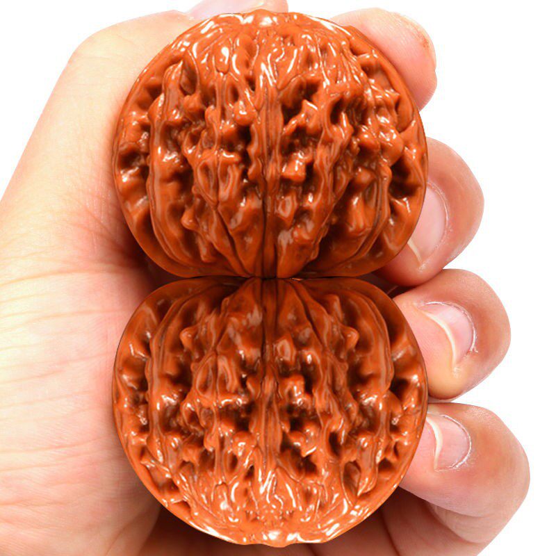 Wenwan Walnut hand play оптовая продажа официальной шляпы с рисунком Кирин из грецкого ореха, основной цвет, пластина play hand handle мужская антикварная сумка из мякоти грецкого ореха Изображение 1