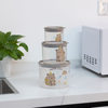 Plastic Crisper Milk Powder Can Tea Food Supplement Refrigerator Storage Box Round Snack Grain Can Fruit Box
