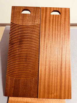 Ebony Anti-Mildew Washboard Household Solid Wood Washboard Thickened Dormitory Size Wooden Washboard Washboard