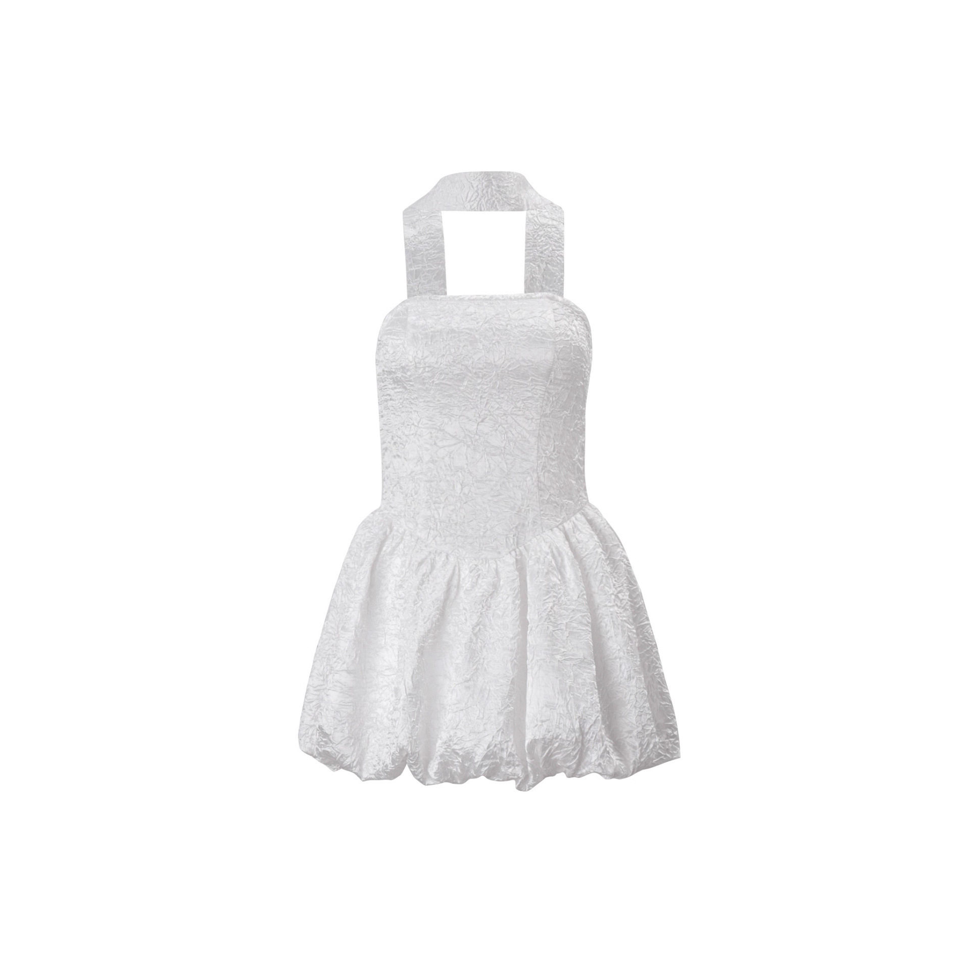 French Style Strapless Dress Fashionable Sexy Ruffled Hem Waist Tie Fall Perfect for Parties and Special