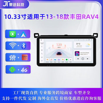 Cross-border goods are suitable for Toyota RAV4 RongFang 13-18 Android large-screen car GPS navigator all-in-one
