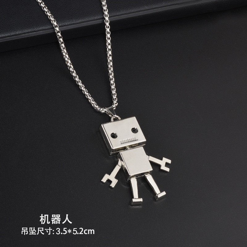 四方ロボット（角ビーズチェーン長さ70cm）