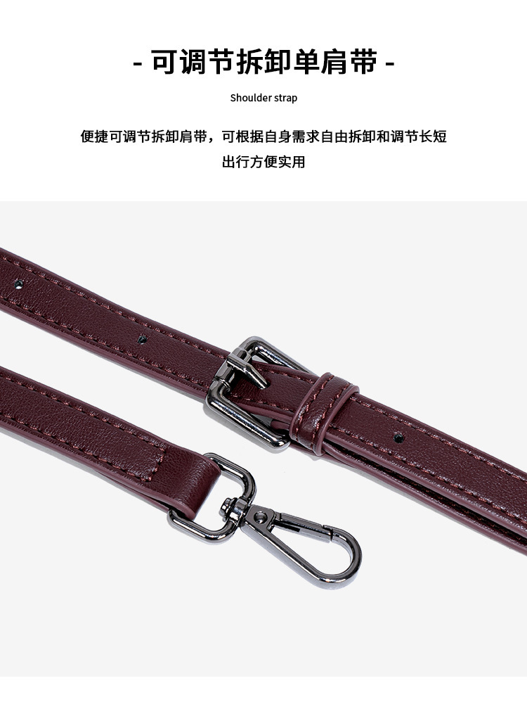 Túi xách tay nữ da PU dáng tote nhỏ đeo chéo — B2405 # màu bạc, B2405 # màu đen, B2405 # màu nâu, B2405 # Màu tím khoai môn