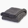 Independent Station New Polyester Cotton Strip Blanket Gravity Thread Blanket Hand-Woven Gravity Decompression Blanket Sofa Cover Blanket