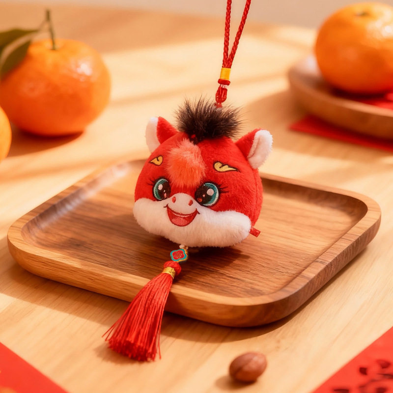 2026马年吉祥物毛绒玩具创意马上有钱年会活动小礼品小马玩偶公仔