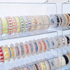Ribbon Storage Rack Transparent Plastic Ribbon Storage Rack Ribbon Storage Box Collection Box Floral Materials Finishing Rack