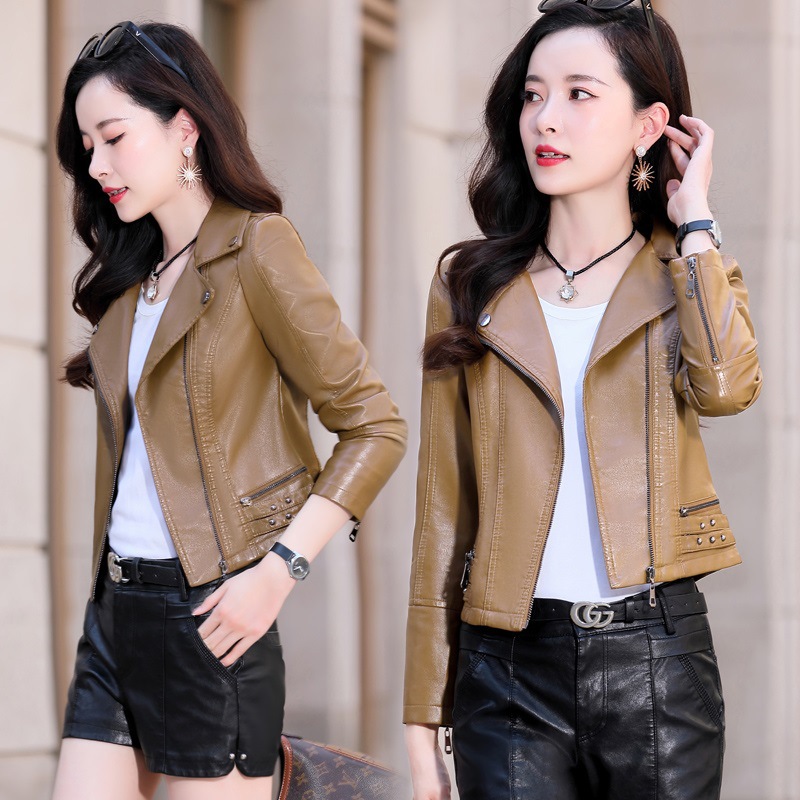 (Mới) Mã B8794 Giá 1490K: Áo Da Nữ Tedge Dáng Ôm Body Gợi Cảm Sexy Hàng Mùa Xuân Thu Đông Phong Cách Hàn Quốc Thời Trang Nữ Chất Liệu G04 Sản Phẩm Mới, (Miễn Phí Vận Chuyển Toàn Quốc).
