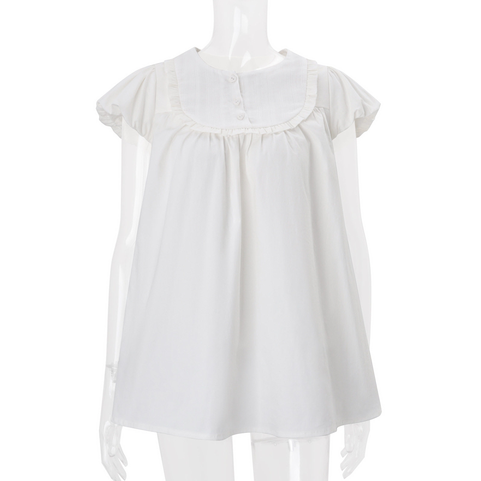 Womens Casual Short Sleeve Dress Round Neck Loose Fit Versatile Style Summer Fashion for Everyday Wear Wholesale