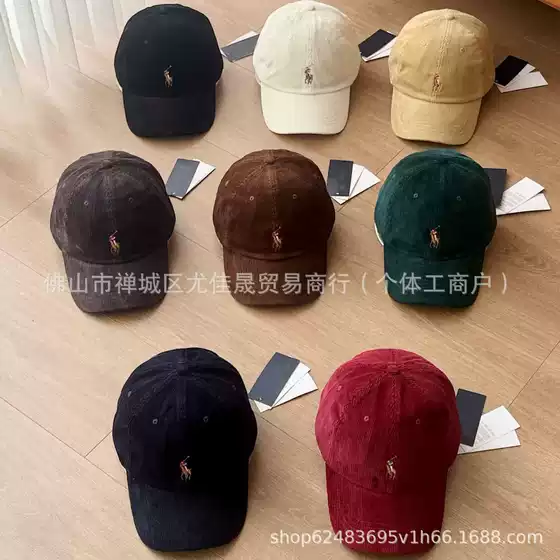 Autumn and Winter New Corduroy Baseball Cap for Men and Women, Fashionable Versatile Duckbill Cap, Outdoor Warm Hat, Couple Hat, Simple