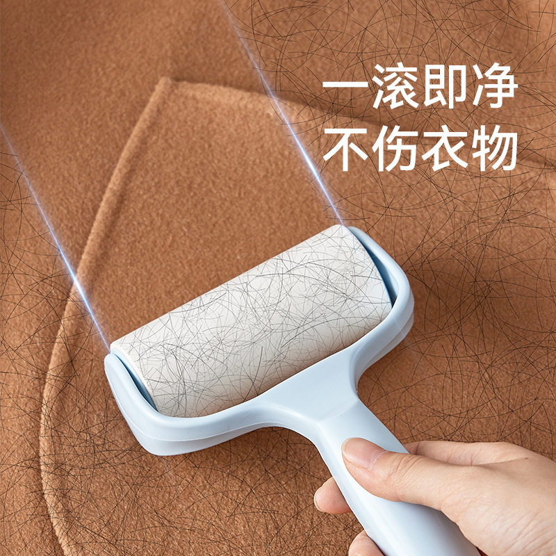 Lint Roller with Tearable Paper for Removing Dust and Hair, Household Lint Brush for Clothes, Lint Remover for Clothing