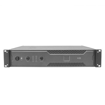X8 Professional Traditional Power Amplifier Dual-Channel 2U Power Amplifier Wedding Stage Performance Ktv Conference Audio Amplifier
