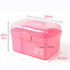 569 thick art storage box double-layer medicine box cosmetic box gouache watercolor paint box manicure storage box