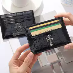 European and American Trendy Card Holder, Card Holder, Suitable for Driver's License Card Holder, Unisex Leather Holder, Document Holder, Multi-Position Card Holder