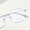 Antique fashion 54 large frame multilateral retro glasses frame wholesale high myopia frame titanium alloy small face Danyang