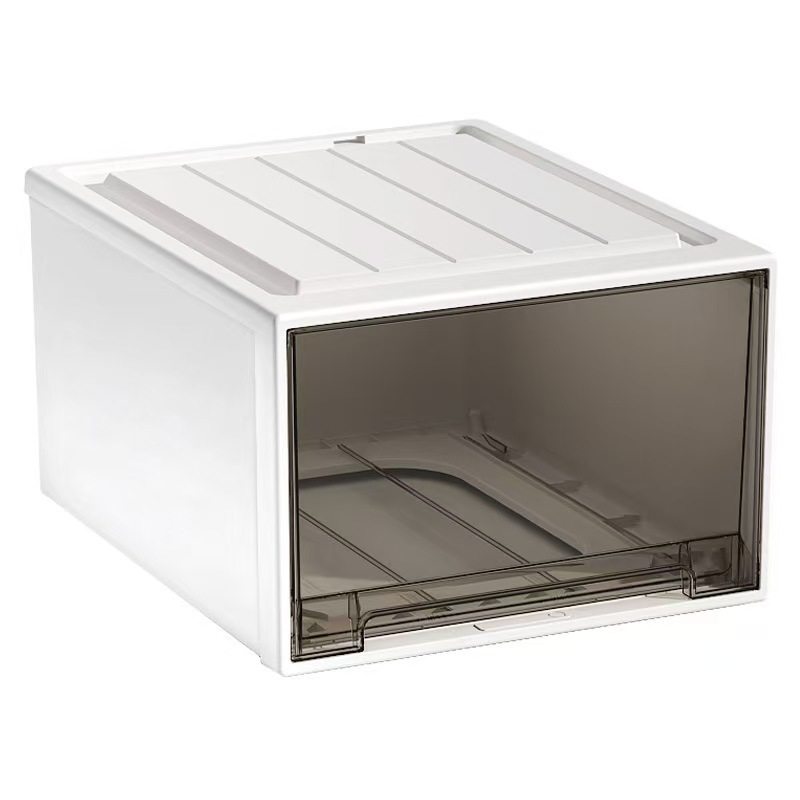 Drawer-Type Storage Box Home Bedroom Wardrobe Storage Box Plastic Organizing Box Clothes and Pants Storage Cabinet Customization